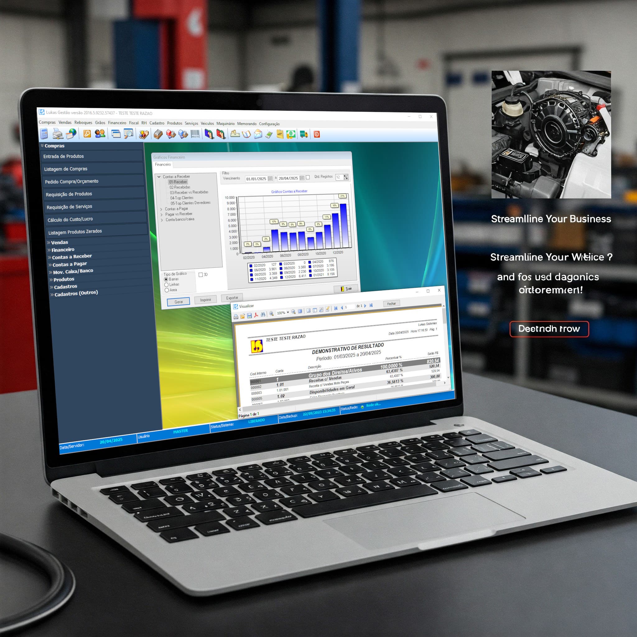 Sistema para Autopeças